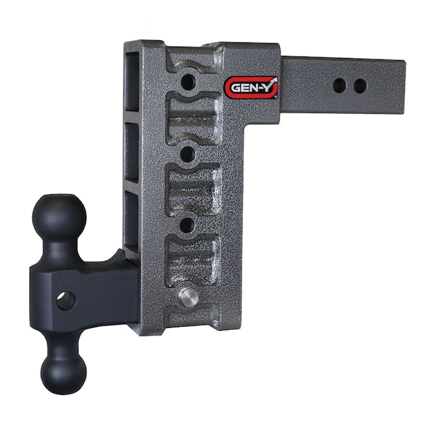 MEGA-DUTY 2.5 Shank 9 Drop 3K TW 21K Hitch & GH-061 Dual-Ball